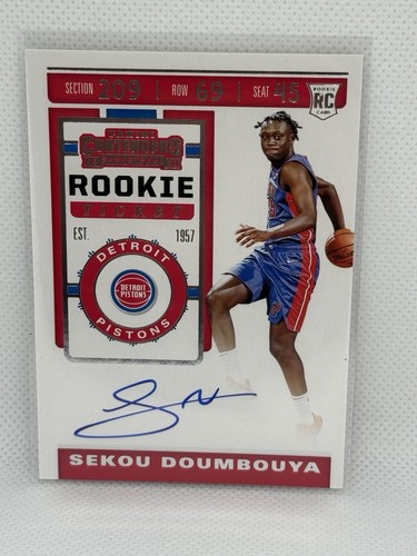Sekou Doumbouya #116 2019 Panini Contenders card