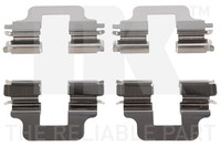 ZubehöRsatz Scheibenbremsbelag Nk 79481712 FüR Galaxy Ford Mondeo Volvo V70 BA7