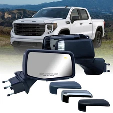 Passenger Right Side Door Mirror Power And Light For 19-25 Chevy Silverado 1500