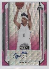 2021-22 Leaf Metal Pink Wave 9/20 Zaire Wade #BA-ZW1 Auto 4z8
