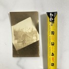 WWI Found Photo Military Army Uniform Intimate Candid Moment Father Son Farewell — photo 4