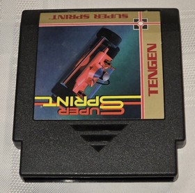 Super Sprint NES Nintendo Entertainment System with Manual Outer Box Tengen