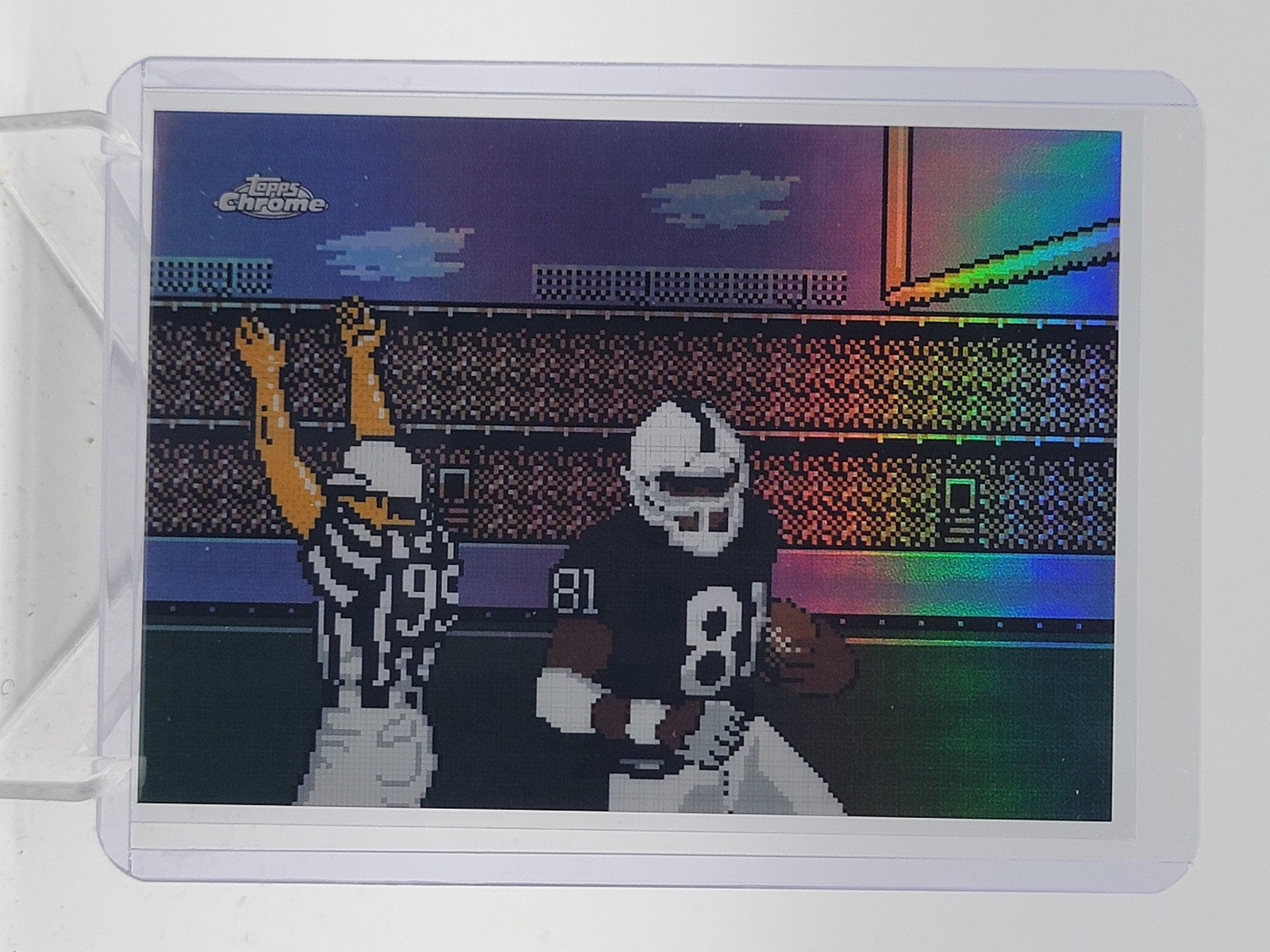 TIM BROWN 2025 TOPPS CHROME TECMO SUPER BOWL SSP #TECMO-3 LA RAIDERS Q4588