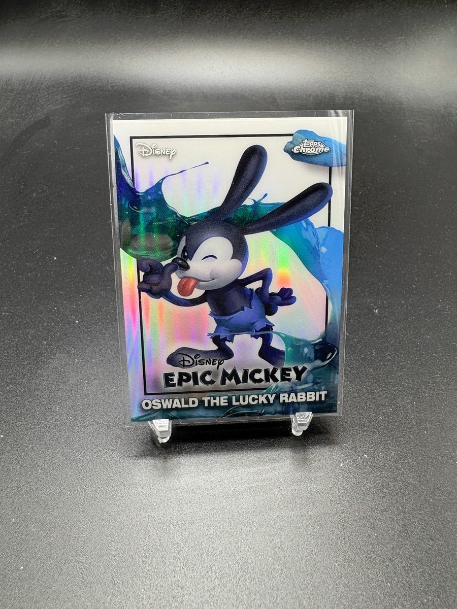 Oswald The Lucky Rabbit Epic Mickey 2026 Topps Disney Neon #EM-5