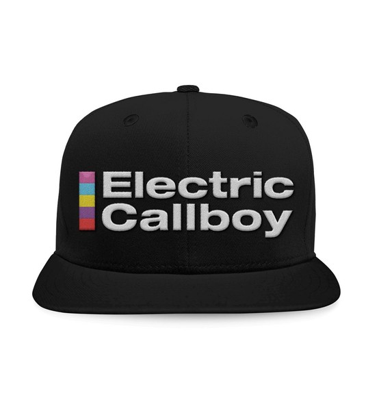 Electric Callboy Snapback Cap Logo Schwarz Kappe MüTze Basecap Snapback Bestickt-image