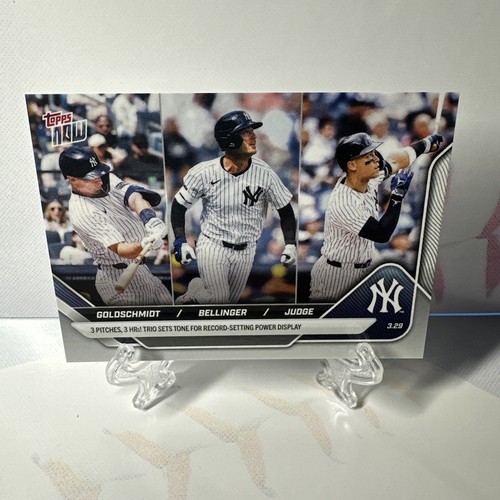 2025 Topps Now 19 Paul Goldschmidt / Cody Bellinger / Aaron Judge
