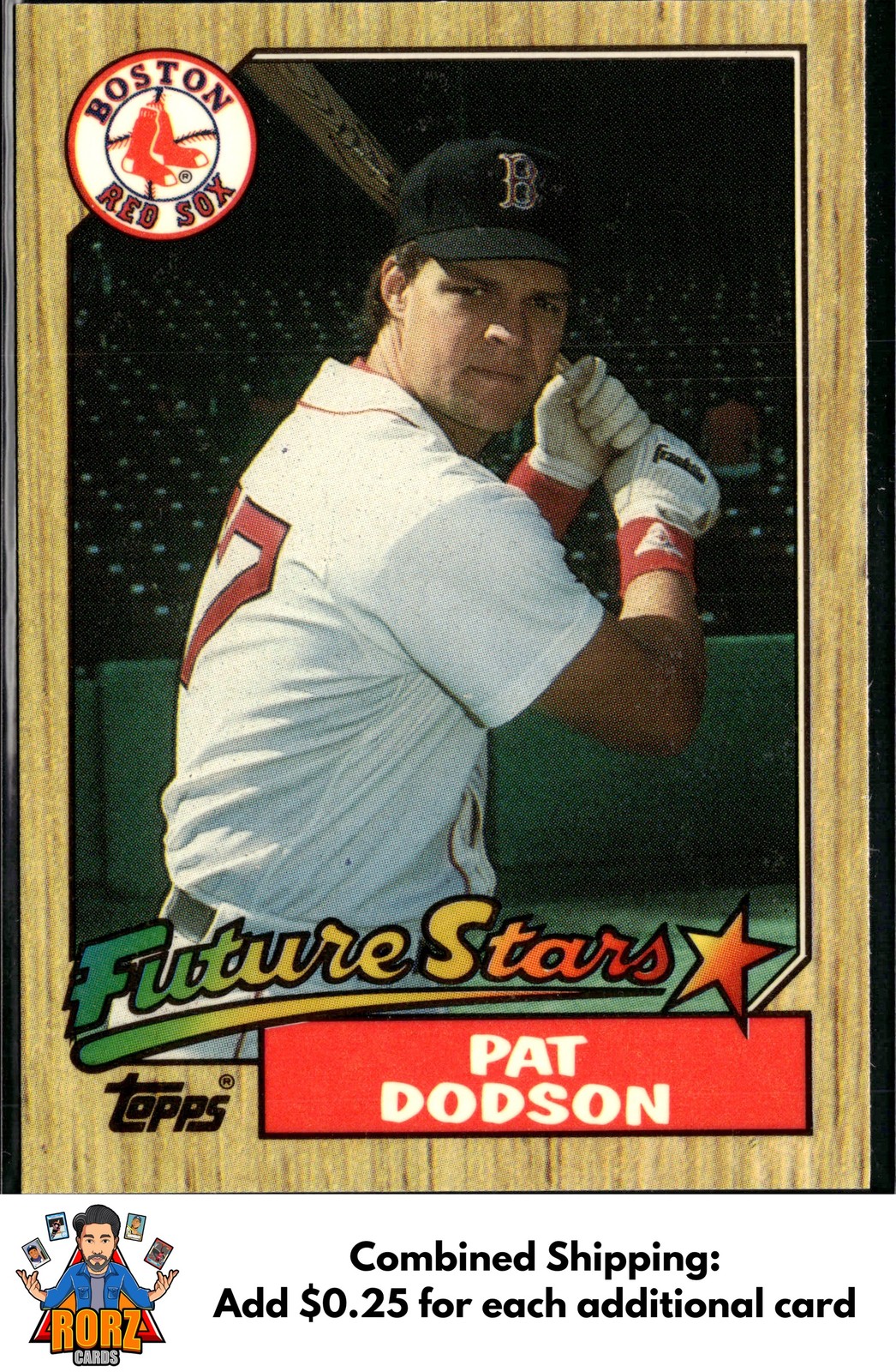 1987 Topps #449 Pat Dodson Collector's Edition (Tiffany) RC Boston Red Sox
