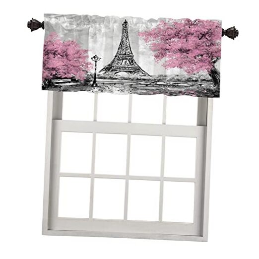 Paris City Landscape Kitchen Backsplash 52x18 Inches White Attractions Design