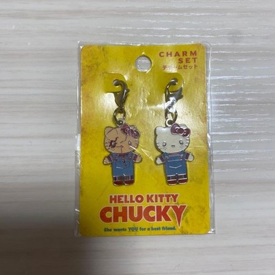 Hello Kitty × Child's Play Chucky Charm Set USJ UNIVERSAL STUDIOS JAPAN Schlü...