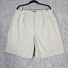 Vintage Polo Ralph Lauren Tyler Shorts Mens 38 Beige Pleated