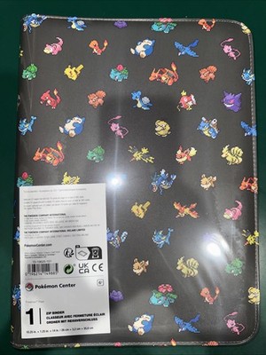 Pokemon Center Pixel 151 Zip Binder 9 Pocket 360 Card Album Retro Kanto Sprites