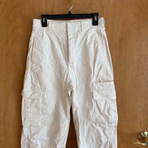 Grupo Babaton Cargo Pantalones Mezcla Algodón Talla 8 Off White Ripcord Bottom - Imagen 6 de 12