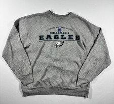 Vintage Lee Sport 2001 Philadelphia Eagles Men M Sweatshirt NFL Grey Crewneck