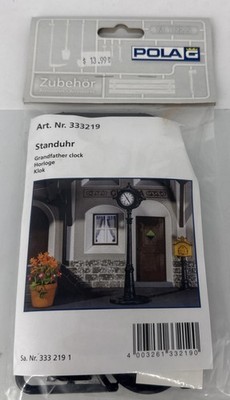 Pola 333219 G Scale Station Or Town Clock Kit New In Package