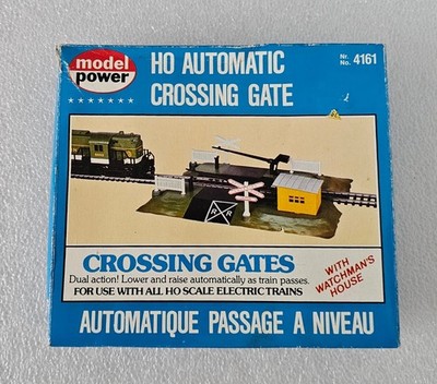 Model Power HO Scale Automatic Crossing Gate #4161 Vintage Open Box New NOS