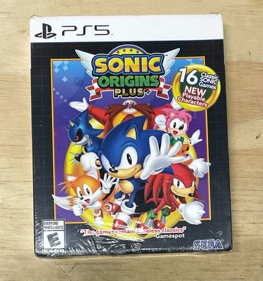 Sonic Origins Plus PS5 Sony PlayStation 5 SEGA Brand New Factory Sealed