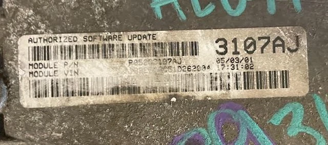 Dodge Neon Engine Computer 2001 EBX ECM Foto 2 de 4