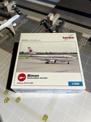 Herpa Wings 1:500 Airbus A310-300 Biman Bangladesh Airlines S2-ADF 502252