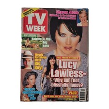 TV Week Vintage Magazine March 13-19, 1999 Lucy Lawless, Sharon Stone, Oprah