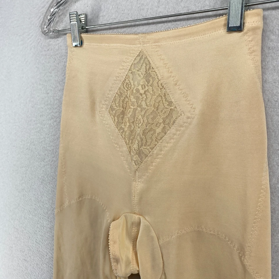 RAGO Shapewear M 28 талии Capri брюки живота панели управления бежевый США винтажный - Изображение 2 из 4