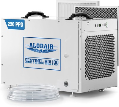 ALORAIR Sentinel HDi100 220PPD 2.7L/kWh Dehumidifier w/Pump for Basements