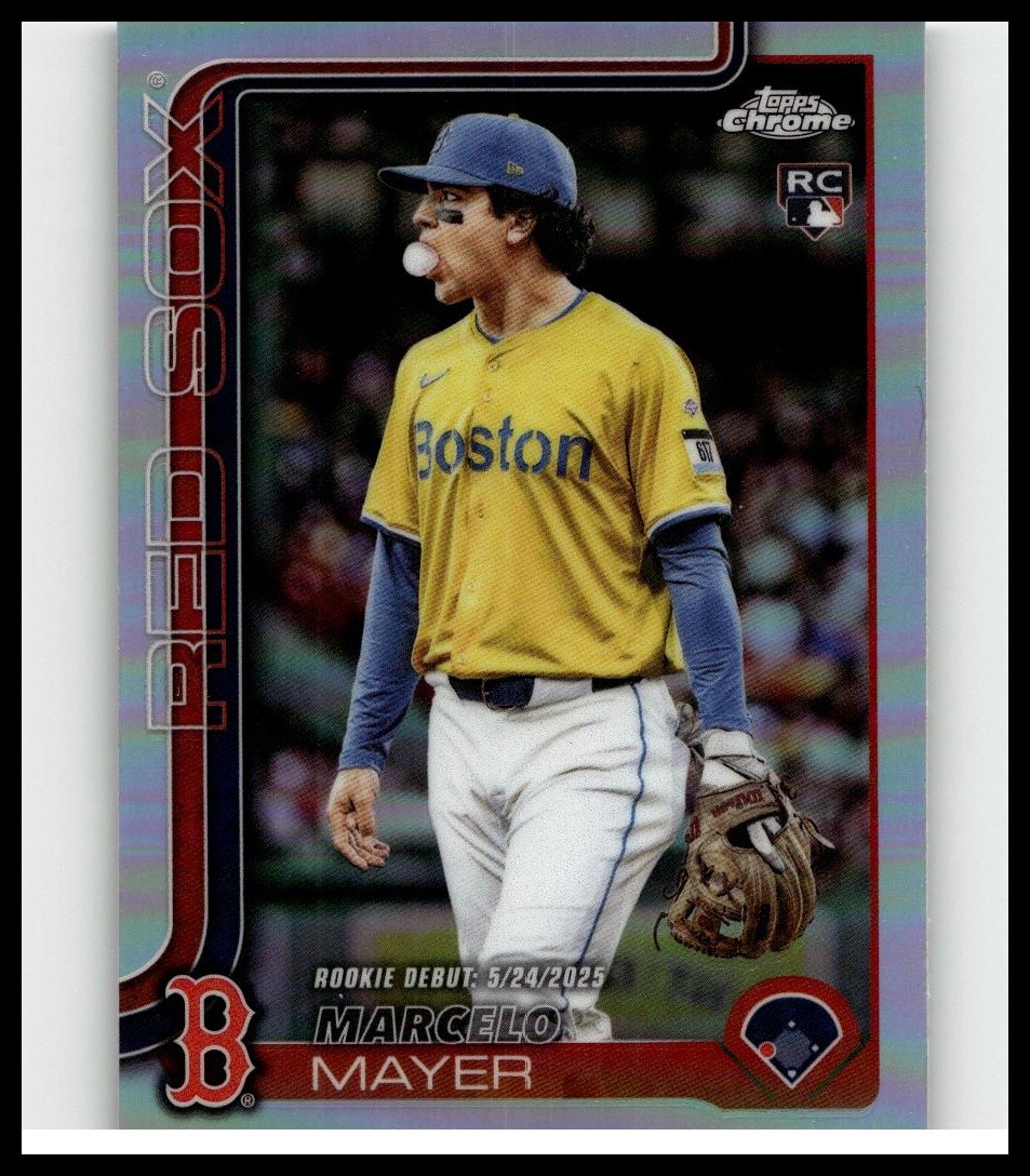 2025 Topps Chrome Update Refractor Marcelo Mayer #USC117 RC