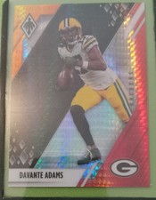 2021 Panini Phoenix Football Davante Adams Fireburst #42 Green Bay Packers 🏈
