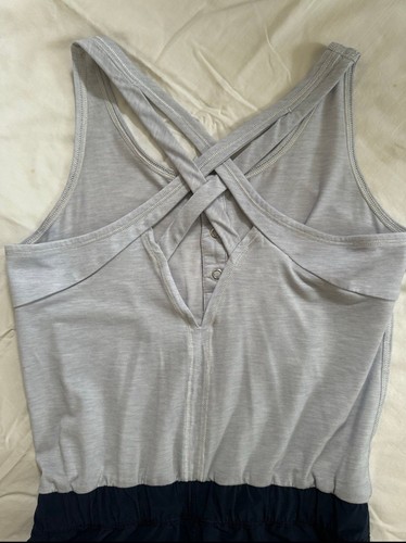IVIVVA by Lululemon Girls Size 8 Romper 1 piece Tank Shorts - Picture 2 of 6