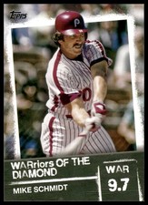 2020 Topps #WOD-14 Mike Schmidt WARriors of the Diamond Philadelphia Phillies