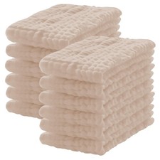 12 Pack Muslin Burp Cloths 100 Cotton Muslin Cloths Large 20''x10'' Extra So...