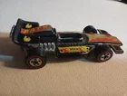 1973 HOT WHEELS REDLINE FORMULA P.A.C.K. F1 RACE CAR BLACK  W/ YELLOW