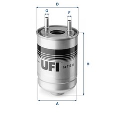 UFI Kraftstofffilter 24.113.00 Filtereinsatz für RENAULT MEGANE FLUENCE DZ0 BZ0