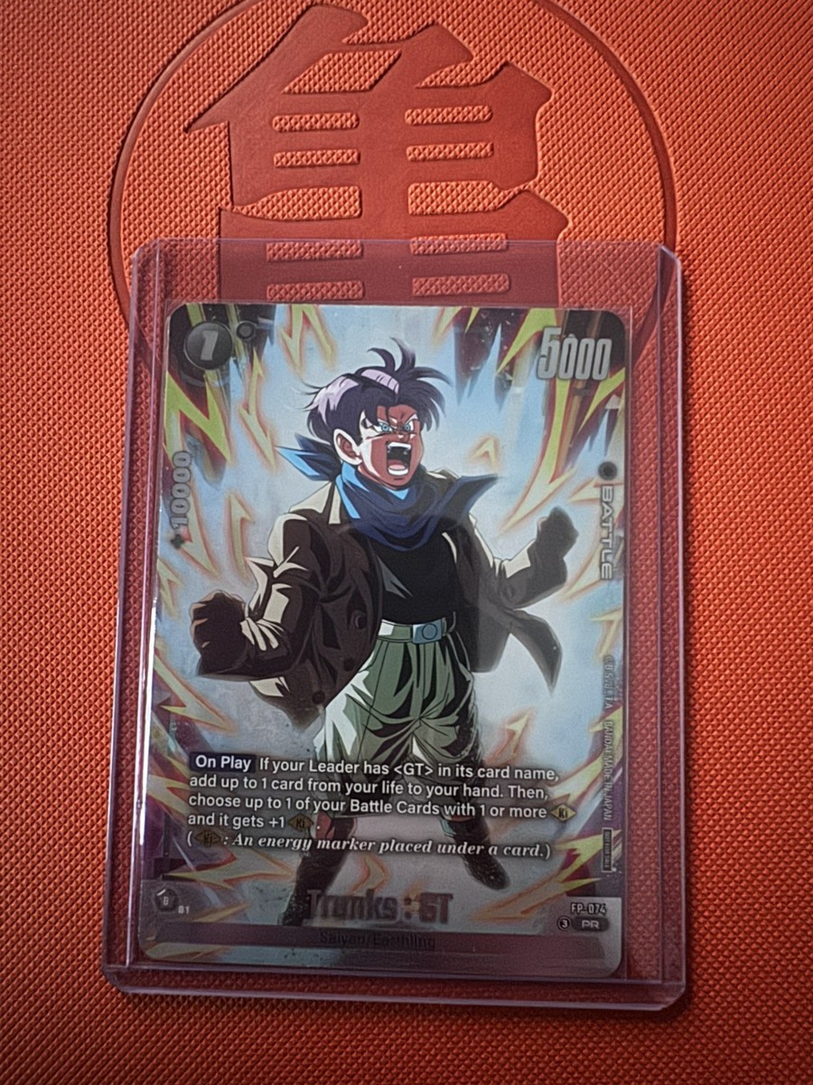 Dragon Ball Fusion World Trunks GT FP-074 PR English Participation