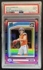 2024 Panini Donruss Bo Nix Optic Rated Rookie Preview Pink #369 Broncos PSA 9