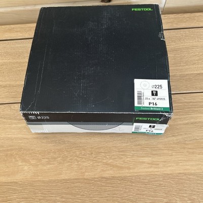 Festool 495925 Planex Schleifscheiben Brillialt2  225, 16er Körnung, Karton 25 UVP 58£