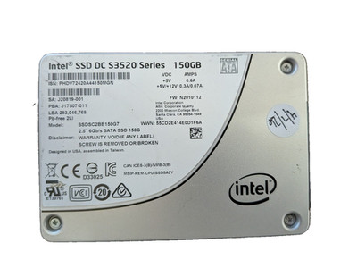 Intel DC S3520 2,5in 150GB 180 MB/s SSD (SSDSC2BB150G7) Health 100%