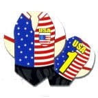 Heavy Duty USA Shirt Dart Flights