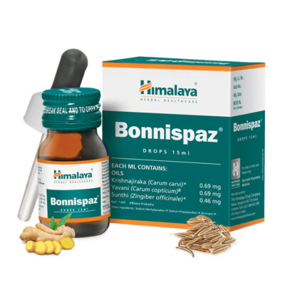 Herbals Bonnispaz Drops Relieves Smooth Muscle Qty 15 ml Free Shipping