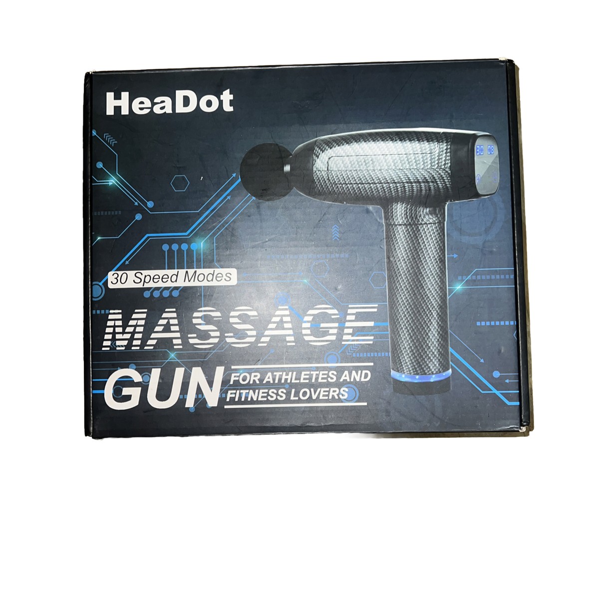ウエイトトレーニング MASSAGE GUN HeaDot 30 Speed Modes Massage Gun For Athletes & Fitness