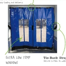 Temp Control Rear Roller Curtain (RRCV) (fits heights between 104.5" & 92")