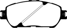 EBC for 02-03 Lexus ES300 3.0 Yellowstuff Front Brake Pads - ebcDP41674R