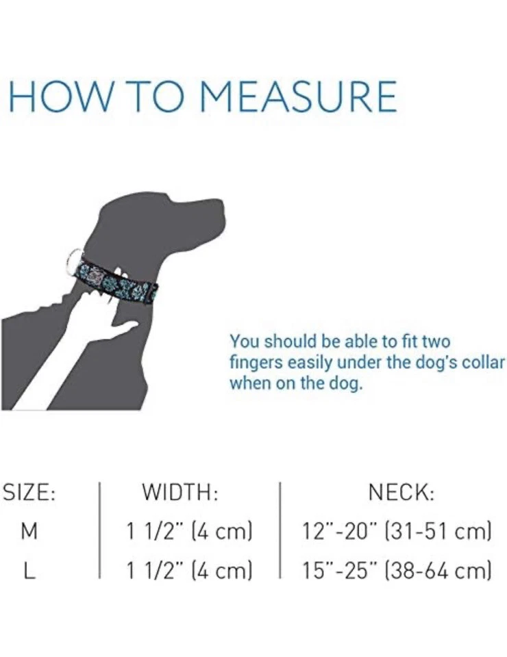 RC Pets 1-1/2 Inch Wide Adjustable Dog Clip Collar, Medium, Rainbow Paws - Image 3 of 3