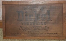 George Dickel Tennessee Sippin Whiskey Hanging Wood Box Lid Only