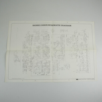 Sansui 5000X Schematic Diagram - Schematische Darstellung - Schaltplan - Bild