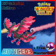 6IV Galarian  Moltres Pokemon Scarlet & Violet 🚀Fast🚀