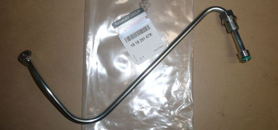 Tuyau d'huile turbo pour Renault Dacia 1.5 dCi après 2005 - Réf 151929167R d'origine