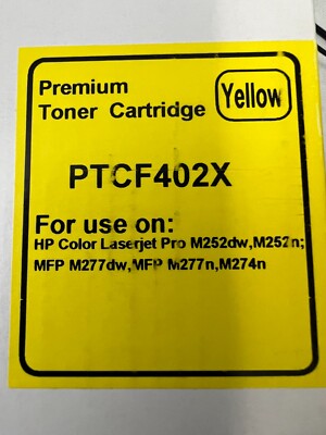 PTCF402X Replacement Compatible Color Laser Jet ink Yellow