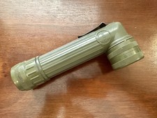 US Army Issued FULTON MX-991/U Angle Flashlight Vietnam Era Vintage Made in USA