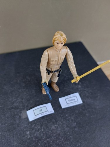 VINTAGE STAR WARS - LUKE SKYWALKER BESPIN FATIGUES - ORANGE HAIR - PALITOY - Picture 12 of 14