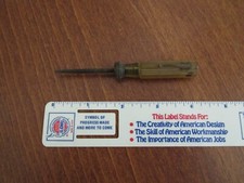 STANLEY - Slotted Vintage # 010 - Made in USA - 4" Pocket Slotted Screwdriver